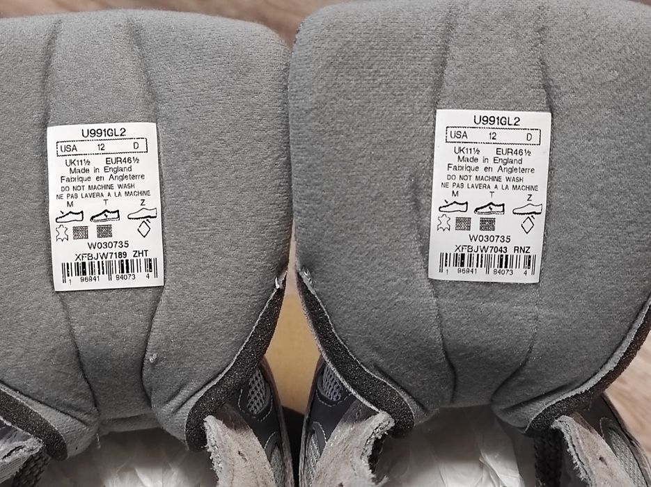 Кросівки New Balance U991 GL2 46.5