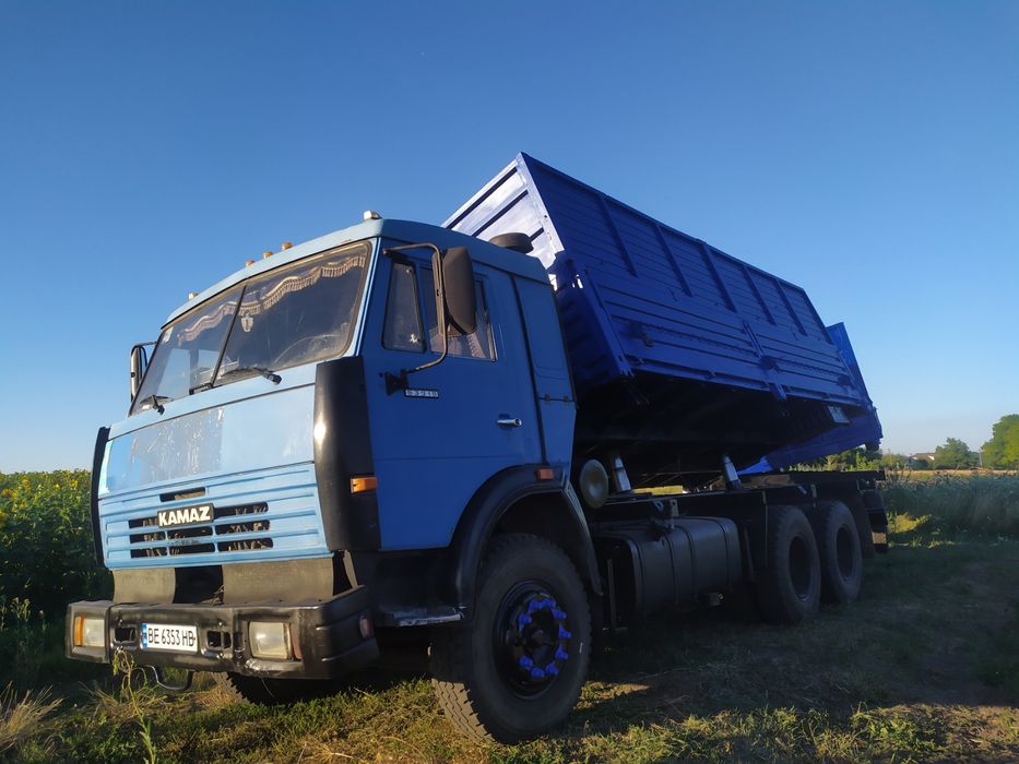 Камаз 53215 самосвал+ прицеп