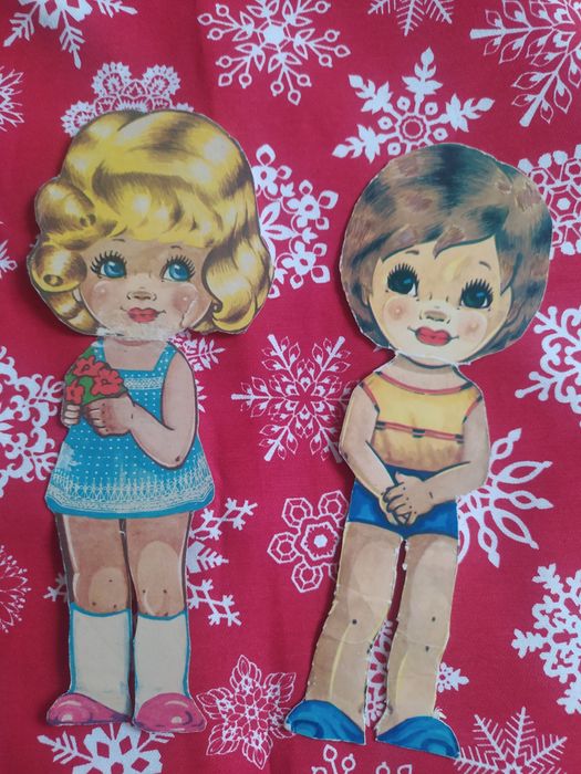 Бумажные куклы ссср и позже