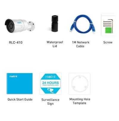 Reolink RLC-410 - 5MP Vídeo super HD - Câmera de vigilância IP e PoE