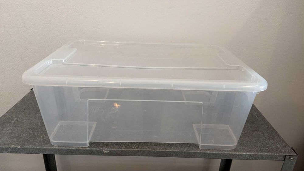 11 caixas c/ tampa para organização Samla Ikea
