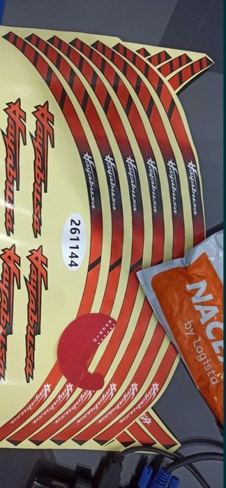 Suzuki Hayabusa ( tank pad + fita jantes)