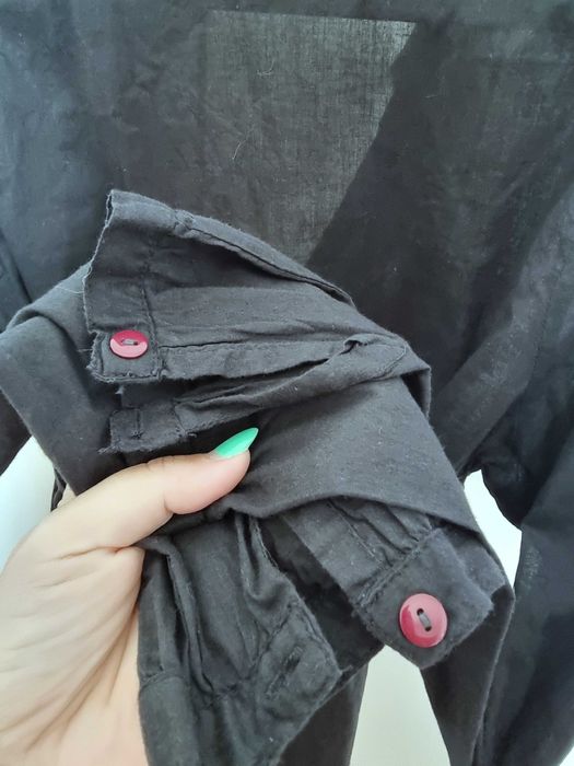 Túnica preta 100% algodão Lefties, tamanho XL