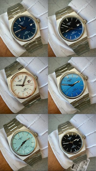 Годинник Tissot PRX Powermatic 80 Black. Часы мужские Тиссо ПРХ