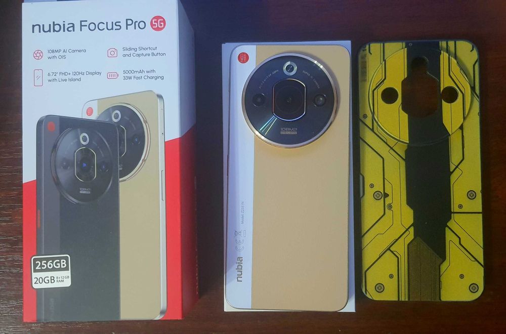 ZTE Nubia Focus pro 5G 8/256GB Brown 128мп камера UFS 3.1