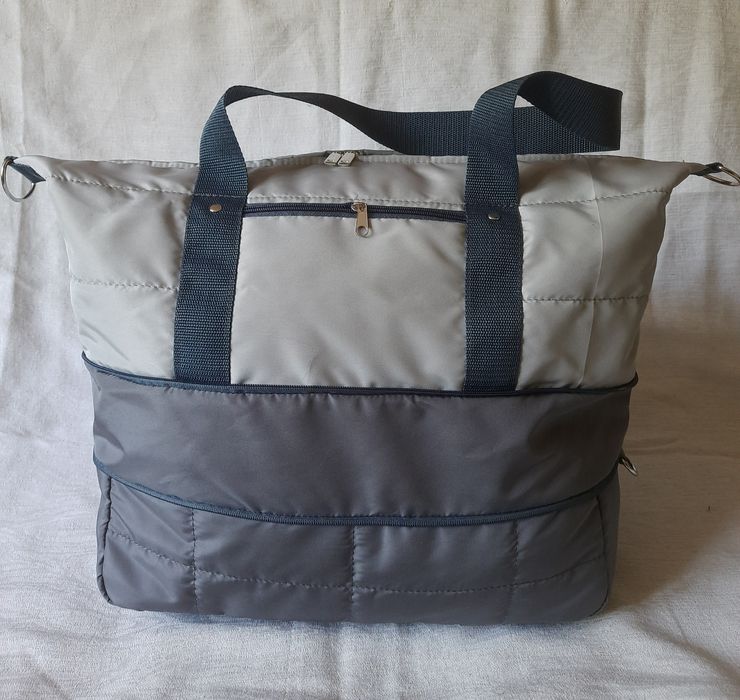 Сумка дорожня спортивна ручна кладь трансформер тканинна на синтепоні