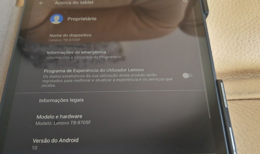 Lenovo Tab M8 (TB-8705F) versão Full HD e flash
