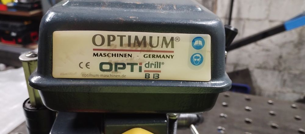 Wiertarka stołowa Optimum OPTIdrill B 13 + imadło (stan idealny)