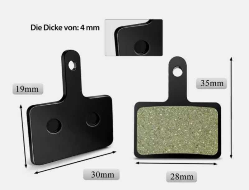 Pastilhas para sistema travagem Shimano BR-MT500