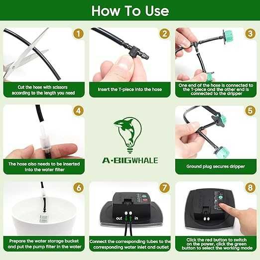 Automatyczny system nawadniania solarnego 15m 12 trybów balkon ogród