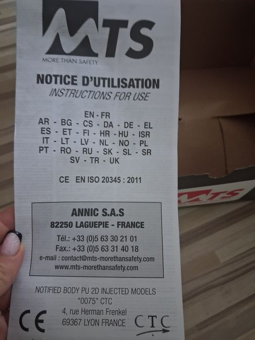 Buty MTS robocze