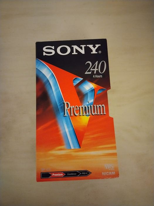 Cassetes VHS SONY premium 240 excelente estado