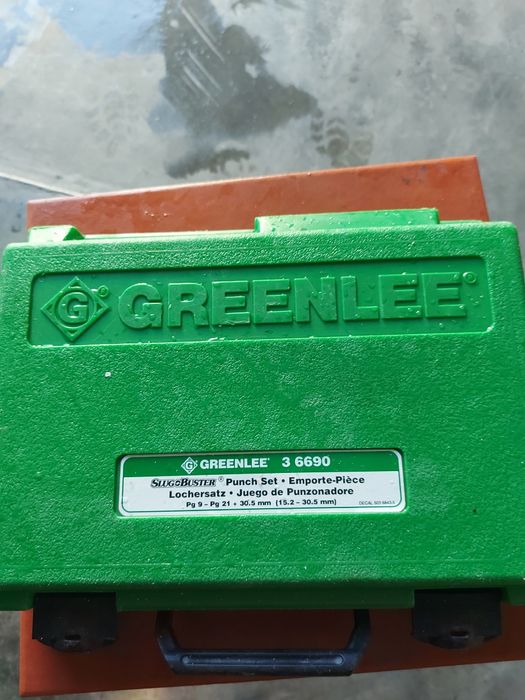 Jogo perfuradores redondos  GREENLEE.