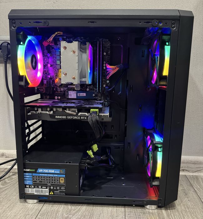 Ігровий ПК. RTX2060Super 8Gb, Ryzen 5, DDR4 16Gb, SSD512Gb, HDD500Gb