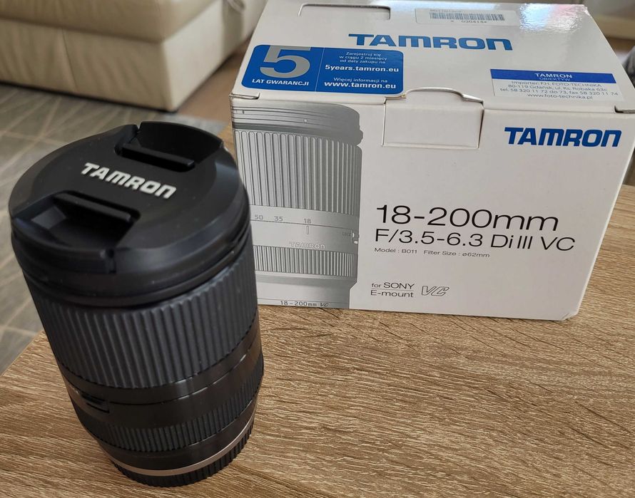Obiektyw Tamron 18200mm f/3.56.3 Di III VC B011 Lubin • OLX.pl