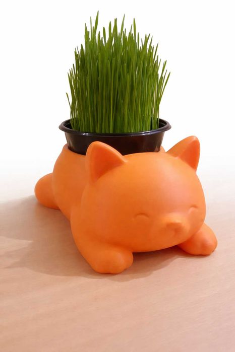 Горщик для котячої трави або для вазонів