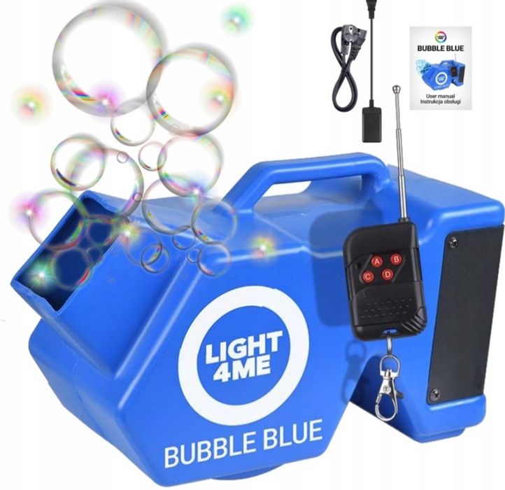 Машина для мильних бульбашок LIGHT4ME Bubble Blue