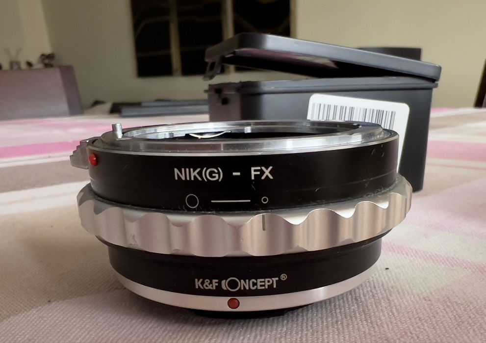 Adaptador K&F Nikon F para Fuji Fx