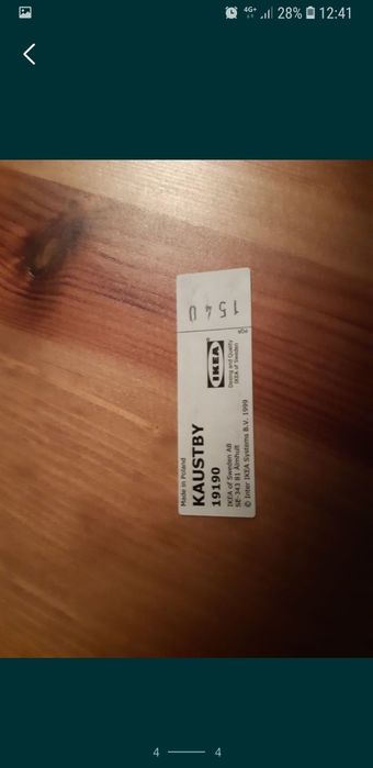 Stół sosnowy ikea