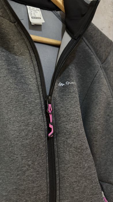 Bluza Rozpinana | Quechua | Damska | rozm. M | Ciemnoszara