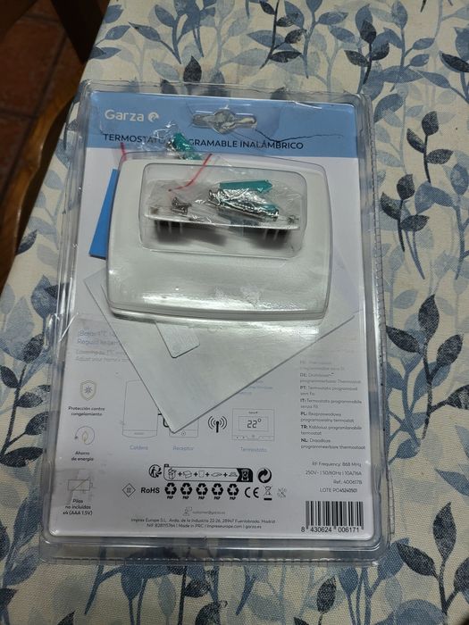 Termostato programável Garza440365378249707521