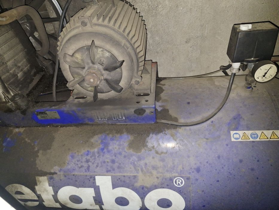 Sprężarka tłokowa, kompresor  500l +osuszacz