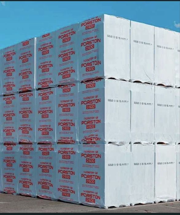 Газоблок Poriston. Доставка. Ціни Виробника.