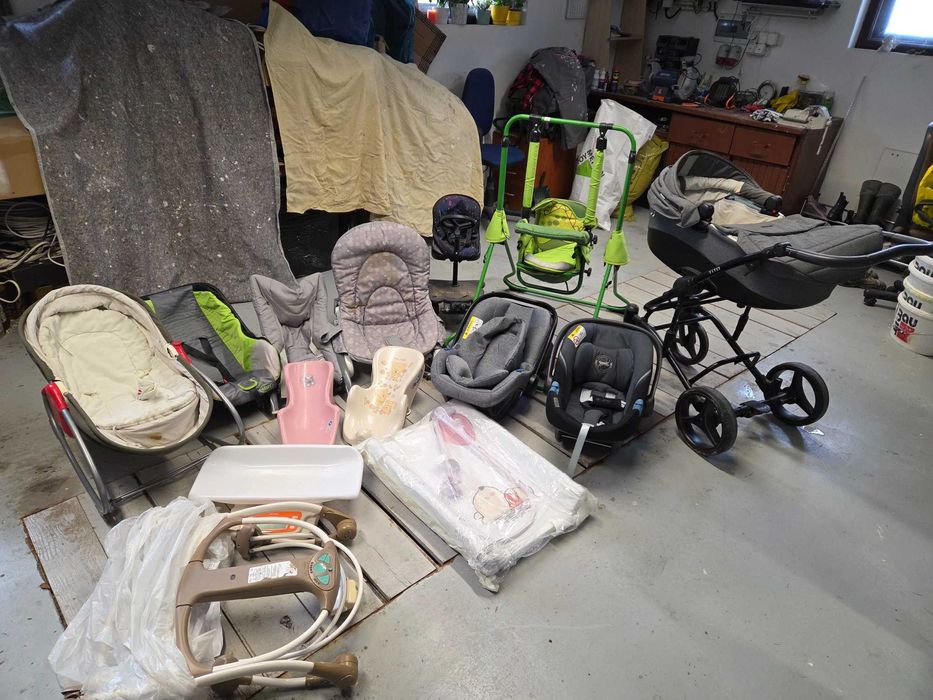 Duża wyprawka dla dziecka – wózek, foteliki, łóżeczka, ubranka