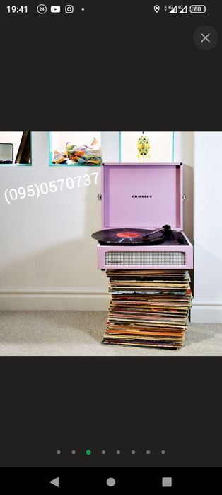 Вініловий програвач Crosley Voyager (США)!, в наявності.
