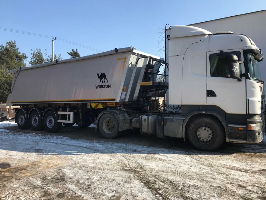 Usługi wywrotka transport HDS wanna 4oska niskopodwoziowy