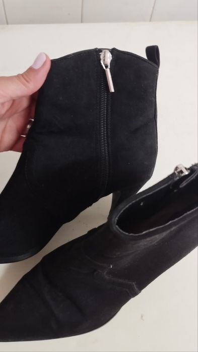 Botins Zara pretos 38