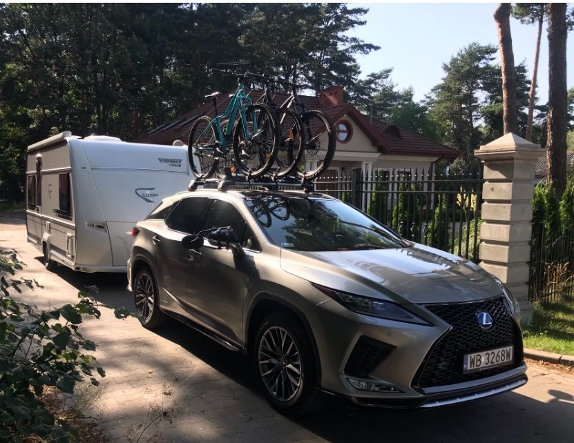 Bagażnik rowerowy dachowy dedykowany do Lexus rx