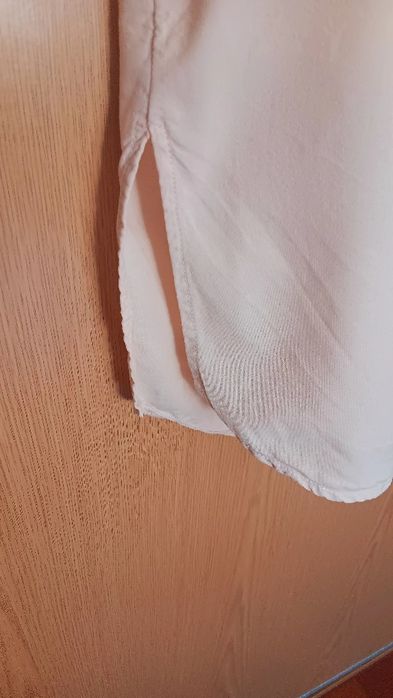 Túnica salmão com gola redonda