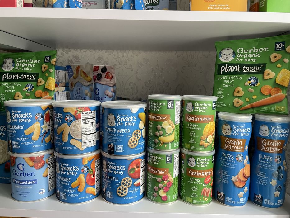 Снеки та печиво Gerber