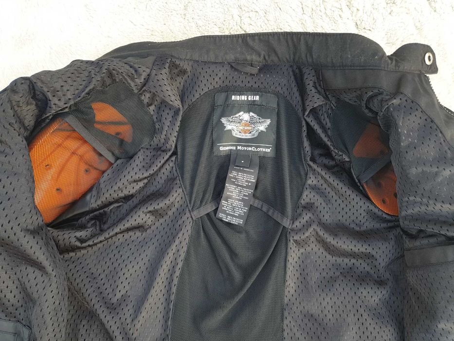 Harley Davidson rozm M Kurtka motocyklowa + ochraniacze- oryginał.