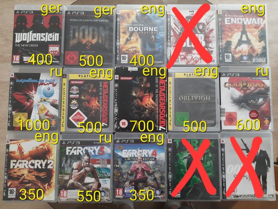 PS3 Playstation3 игры