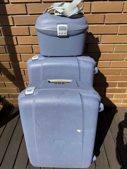 Malas viagem Samsonite - conjunto de 2 malas e 1 malote
