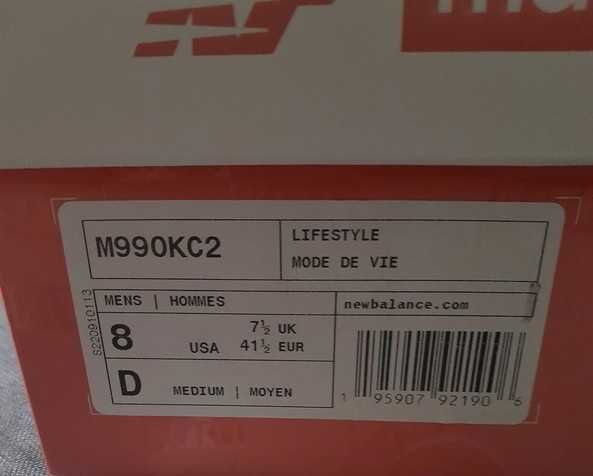 New Balance 990v2 Kith Cyclades (with Socks)