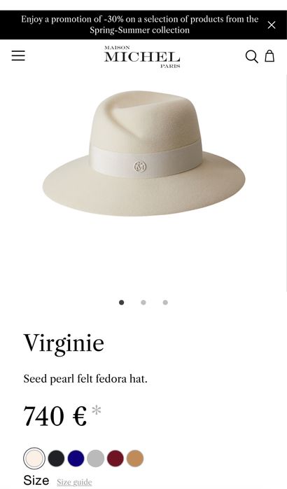 Kapelusz Maison Michel