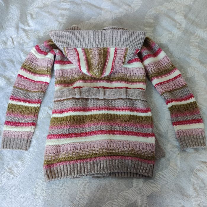 Kardigan damski S sweter z kapturem