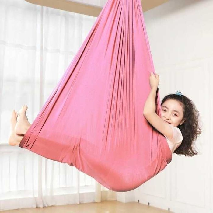 Solidna szarfa gimnastyczna hamak DLA DZIECI + cały zestaw MONTAŻOWY