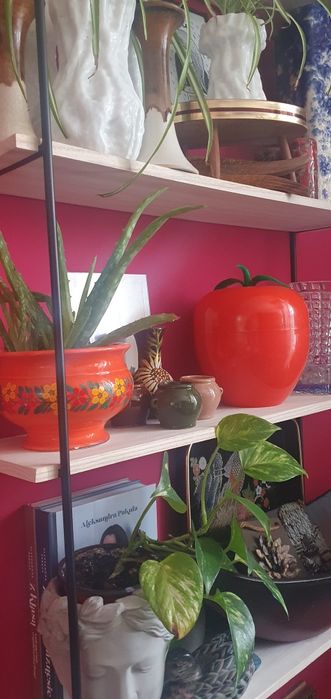 Italian cooler apple-shapped ice cube 70's, włoski pojemnik na lód