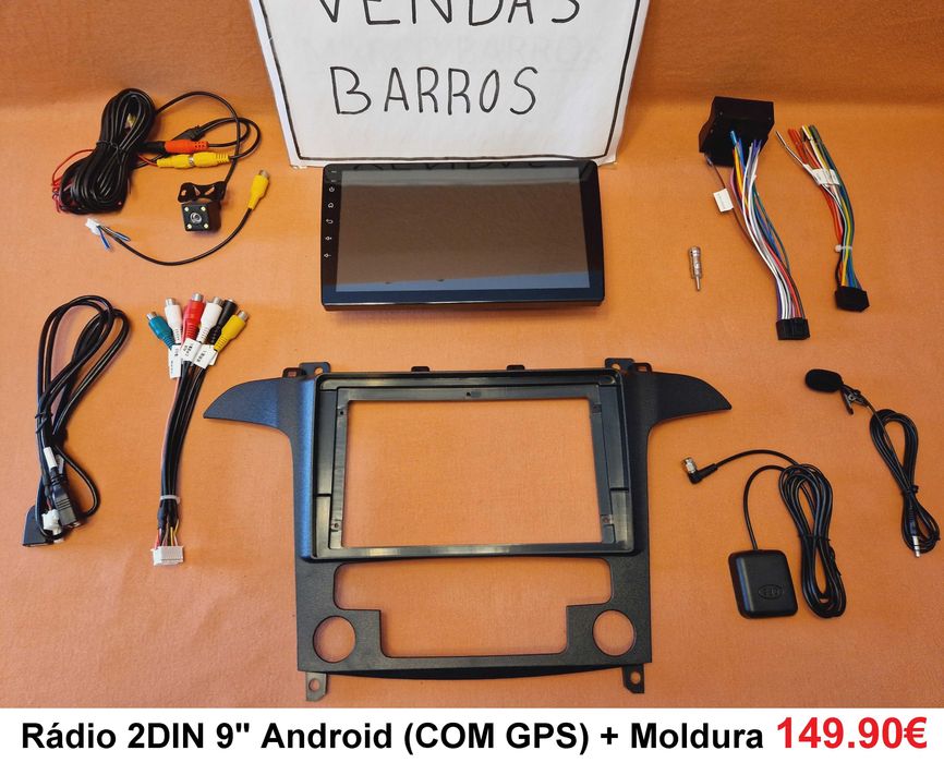 (NOVO) Rádio 2DIN • Ford S-MAX (2006 a 2011) • Android GPS [4+32GB]