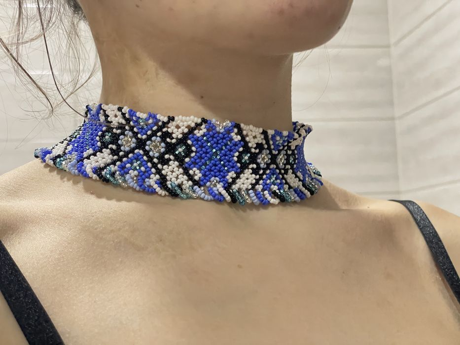 Силянка синього кольору етнічного стилю