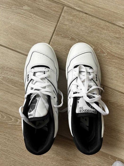 Кросівки New Balance 550 White/Black (BB550HA1).
27,5 см EU 42.5