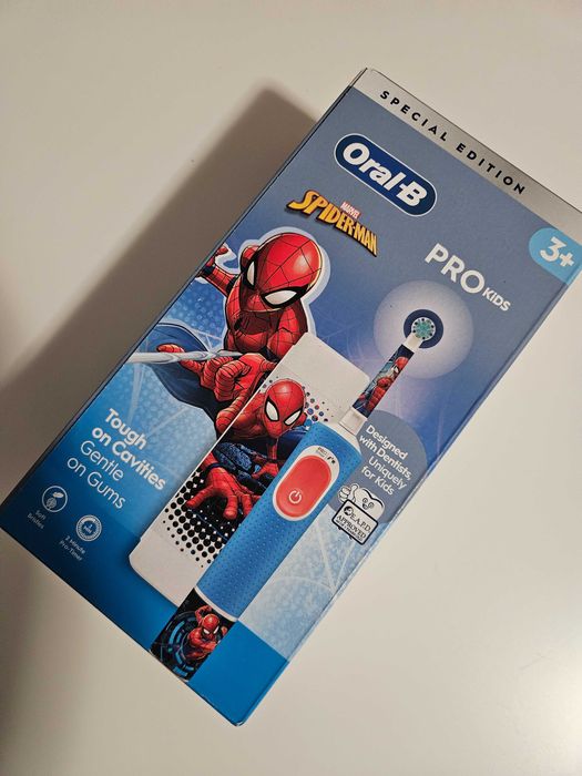 Nowa szczoteczka elektryczna Oral-B Pro Kids Spider-Man (3+)