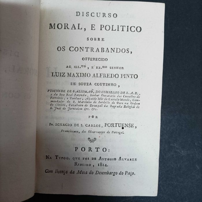 Discurso Moral e Político sobre os Contrabandos