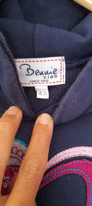 Sweatshirt com capuz menina