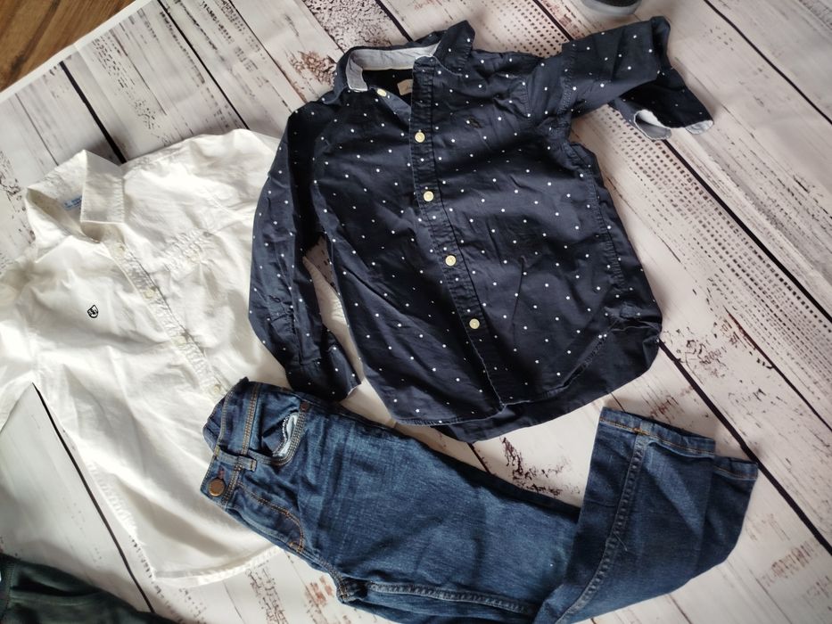 Zestaw paka 116 dla chłopca święta zima