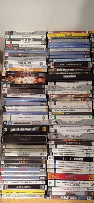 Sprzedam  gry pudełkowe na PC